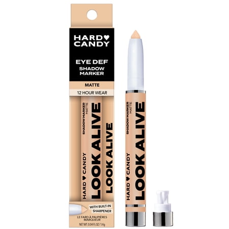 Hard Candy Eye Def Eyeshadow Stick, Matte, Creamy, Blendable Color. Nude