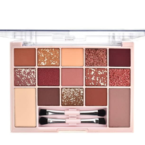 Hard Candy Eyeshadow Palette, Blushful Nudes, 15 Shadows, Mattes