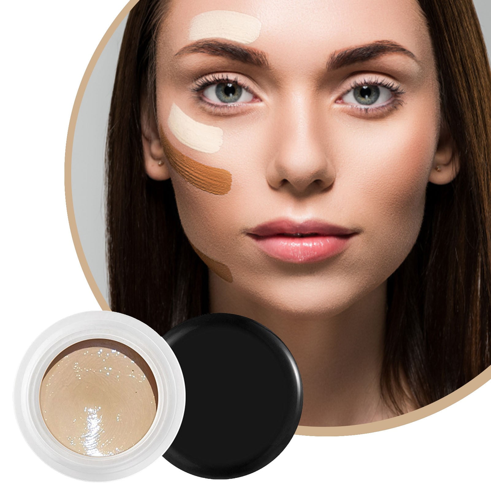 Hard Candy Foundation Concealer Conceal Face Marks Concealment Plate