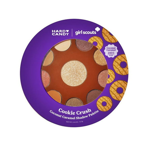 Hard Candy Girl Scouts Cookie Crush Coconut Caramel Shadow Palette, Nudes & Purples, 10 Shades