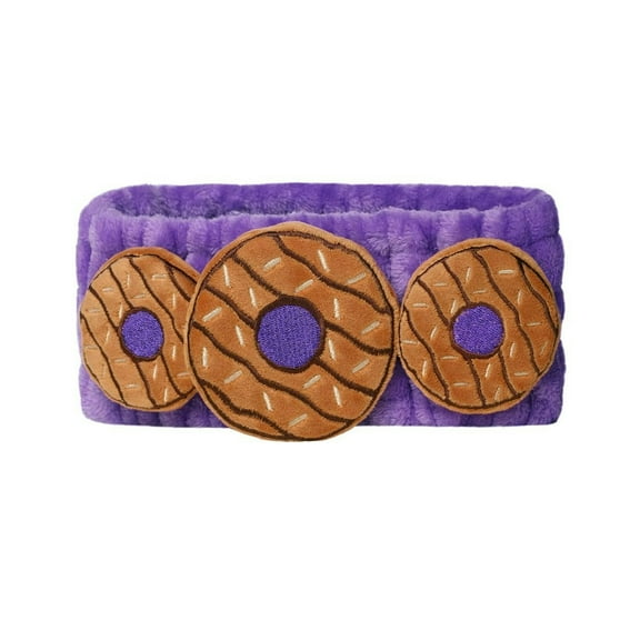 Hard Candy Girl Scouts Cookie Rally Extra Plushy Headband in Coconut Caramel, Purple