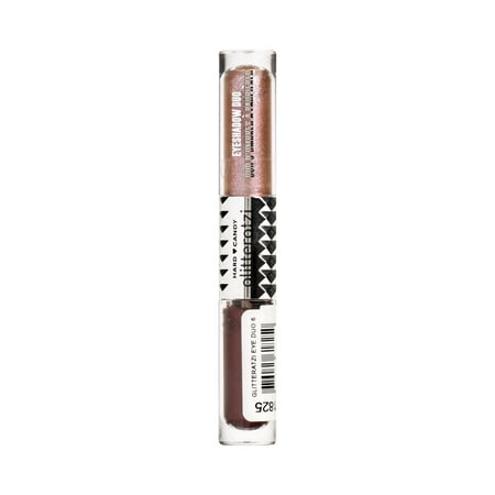 Hard Candy Glitteratzi Glitter Chrome Eye Duo, Silver Stars