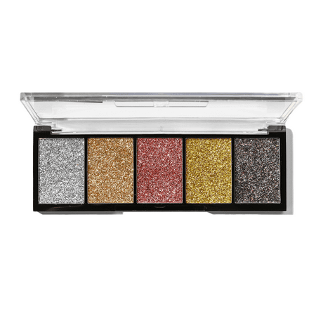 Hard Candy Glitteratzi, Eye Shadow Palellet, Glitter Finish, Moondust, 5 Sparkling Shades, .26 oz