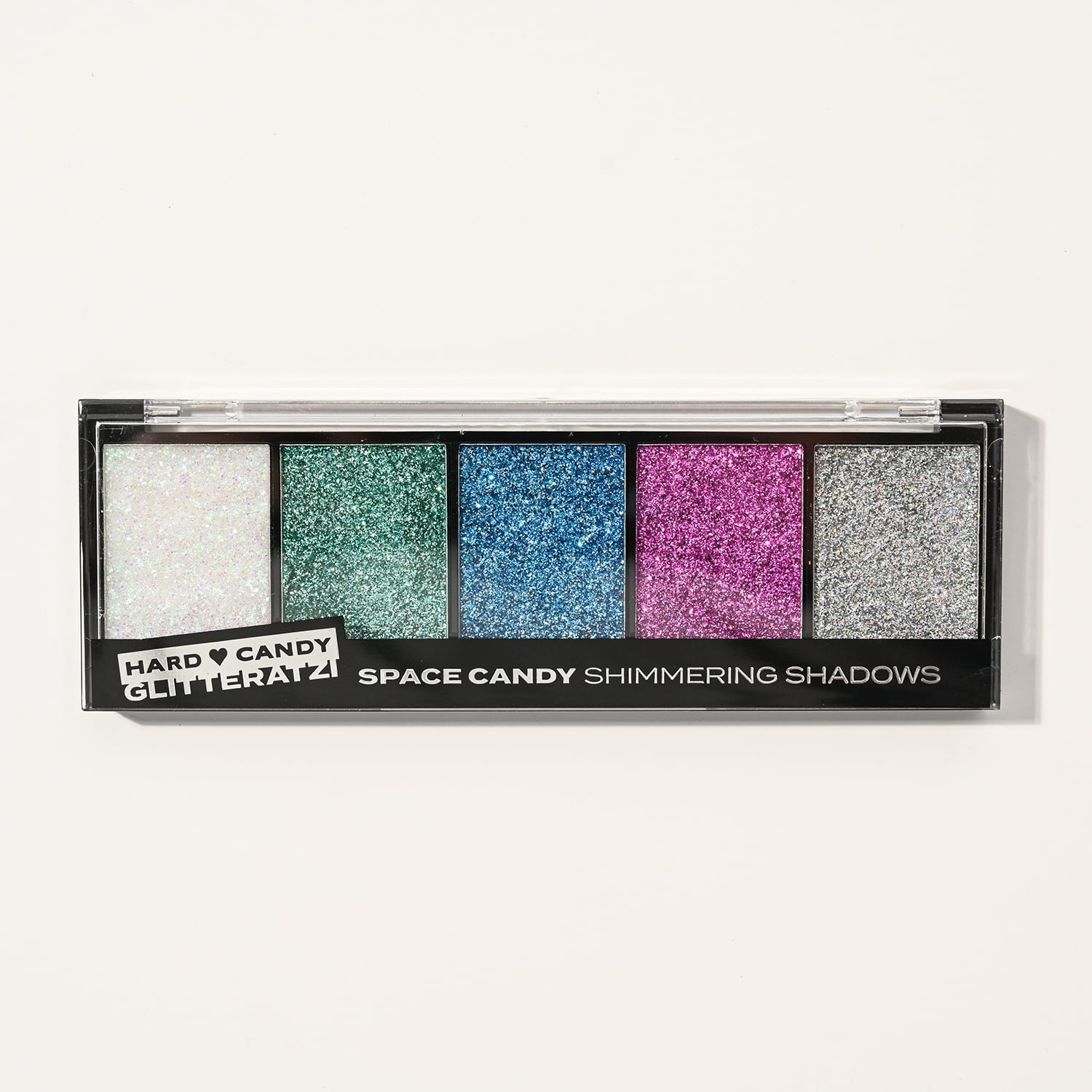 Hard Candy, Glitteratzi Shadow Palette, Space Candy, 5 Shimmering Shadows