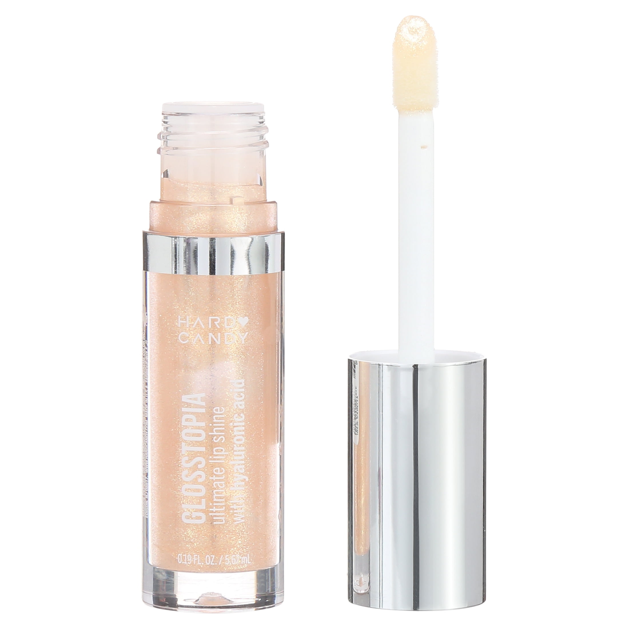 Hard Candy Glosstopia Lip Gloss, Golden Vibes, golden shimmer, 0.19 fl