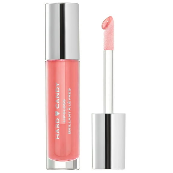 Hard Candy Glosstopia Lip Gloss, High-Shine Hydrating, Hyaluronic Acid, No Photos Please, Light Pink
