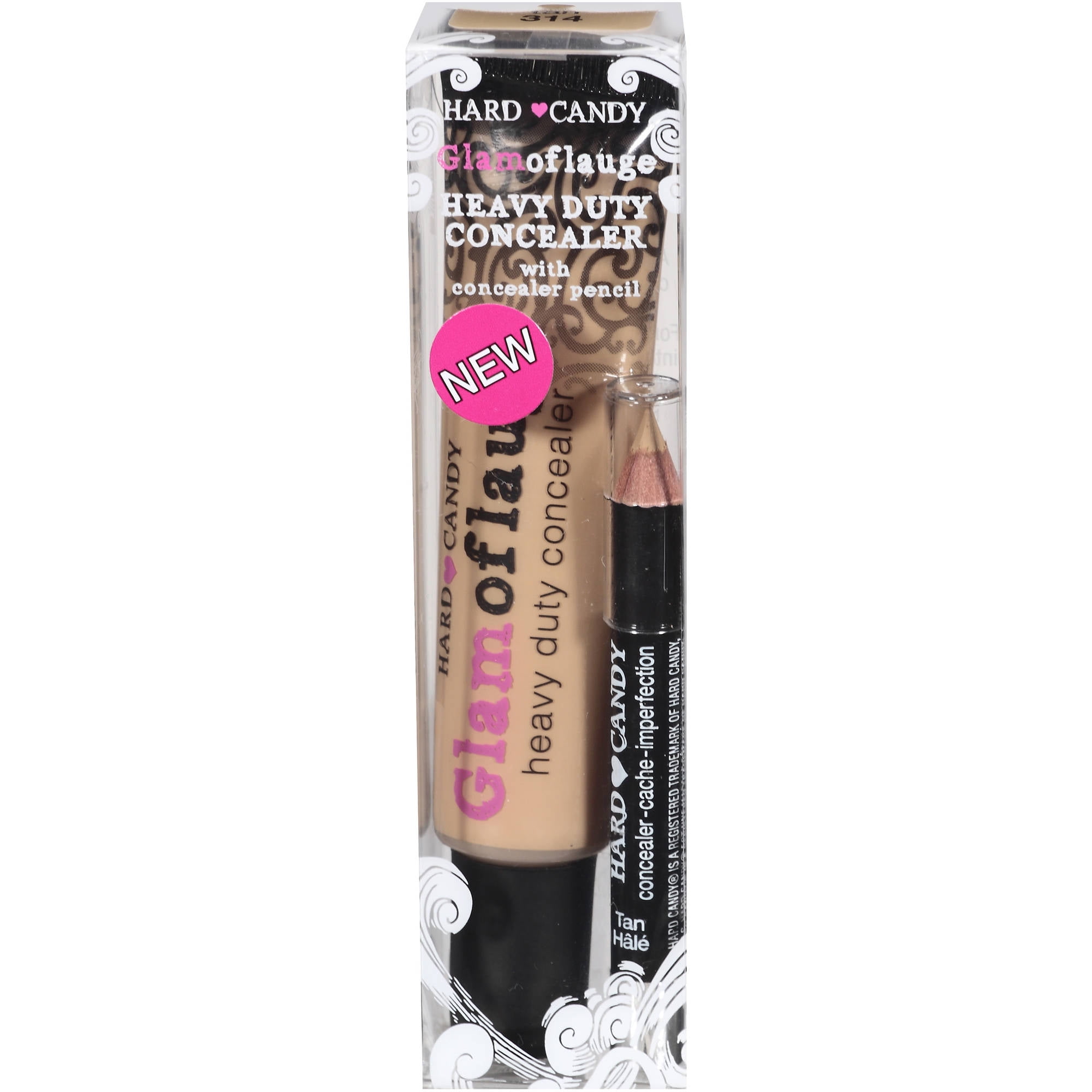 Hard Candy Heavy Duty Glamoflauge Concealer, Tan