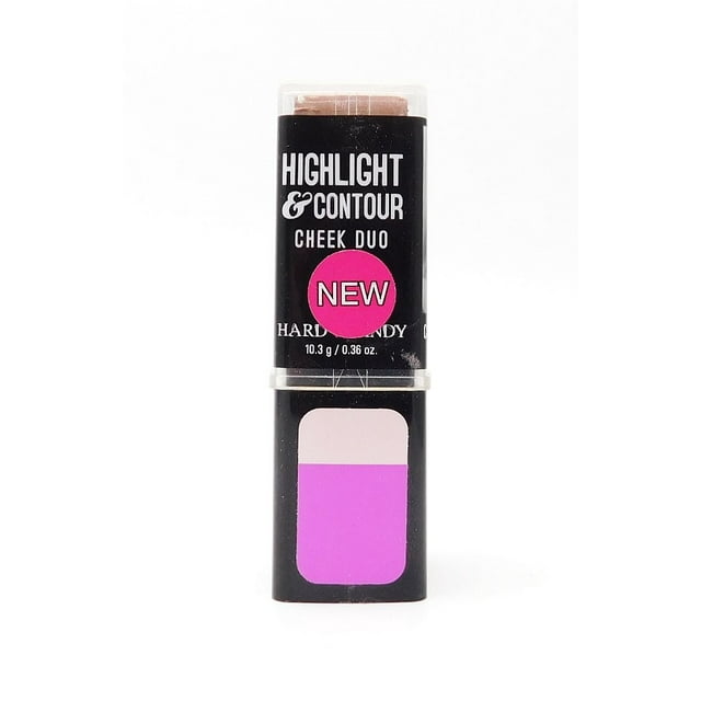 Hard Candy Highlight & Contour Cheek Duo 861 blooming orchid .36 Oz