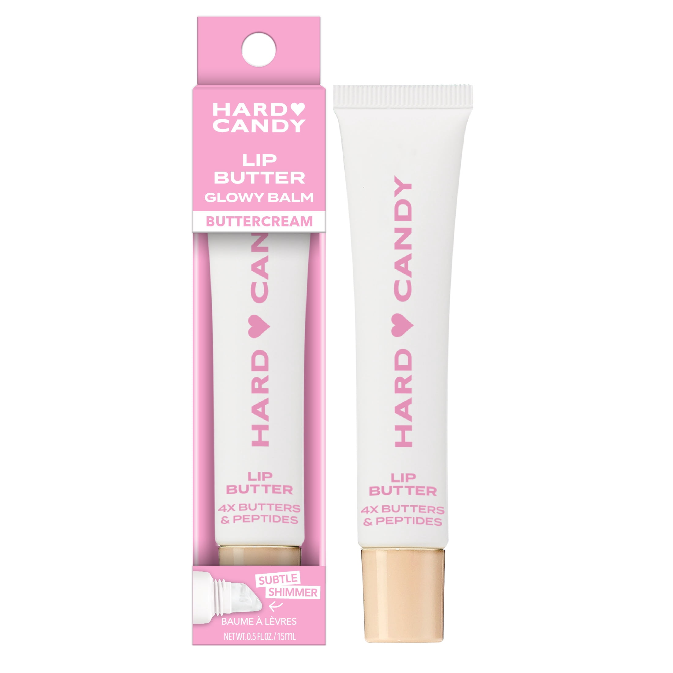 Hard Candy Lip Butter Glowy Balm, Buttercream, Subtle Shimmer, Shine ...
