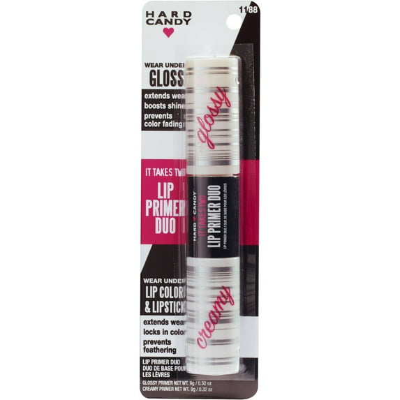 Hard Candy, It Takes Two Lip Primer Duo for All Lipsticks, 0.32oz