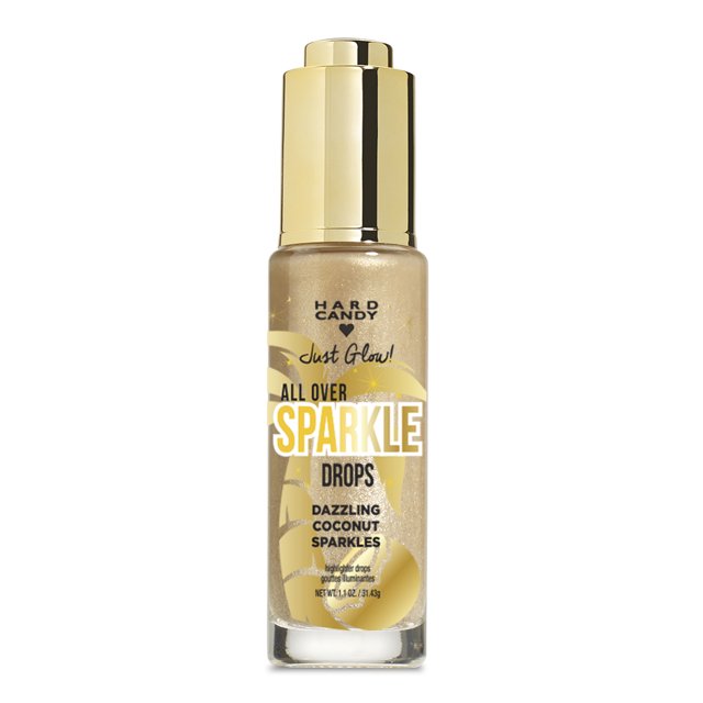Hard Candy Just Glow! All Over Sparkle Drops, Dazzling Coconut 1fl oz