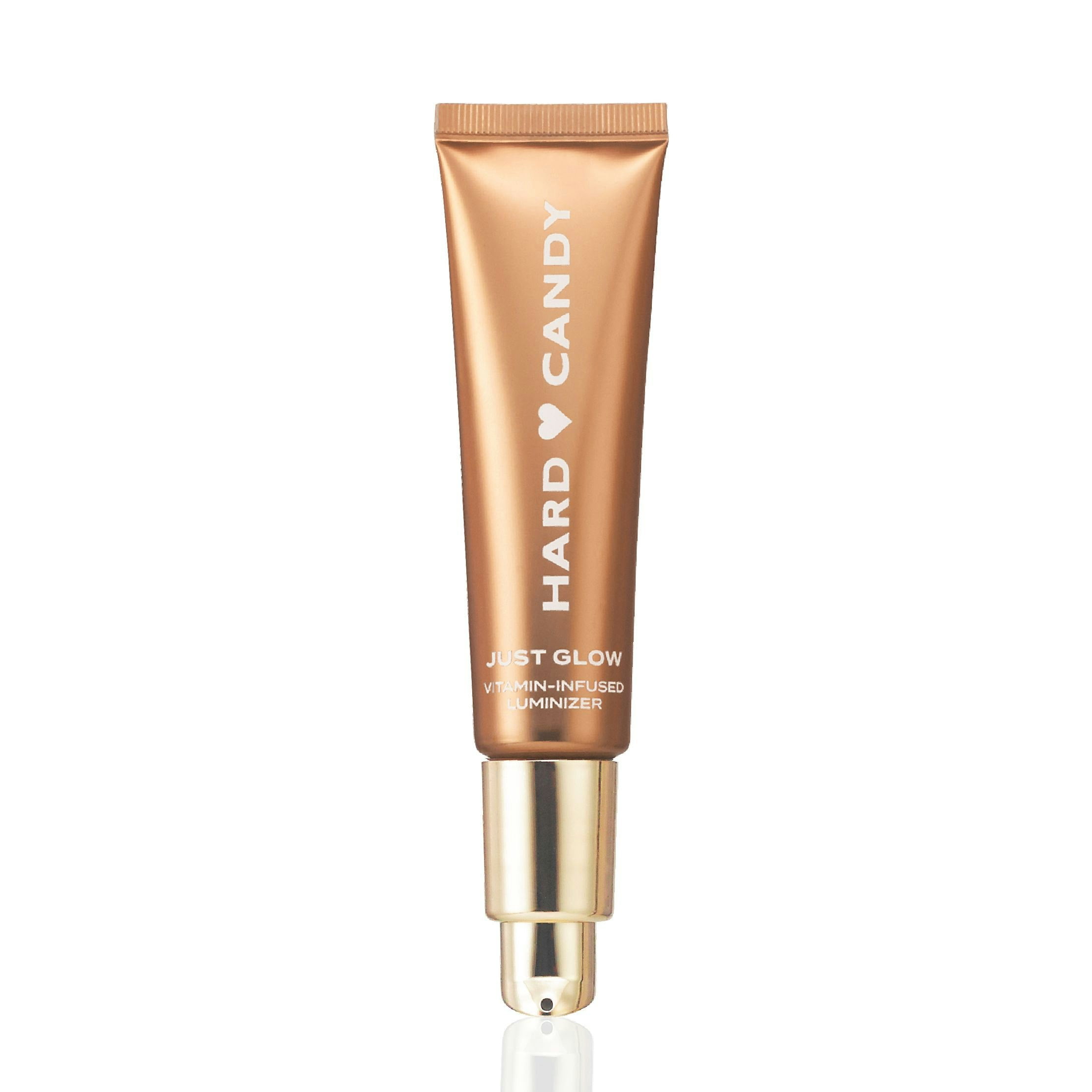 Hard Candy Just Glow Face Luminizer, Bronze Glow, Sheer Color, All Skin Tones, Niacinamide