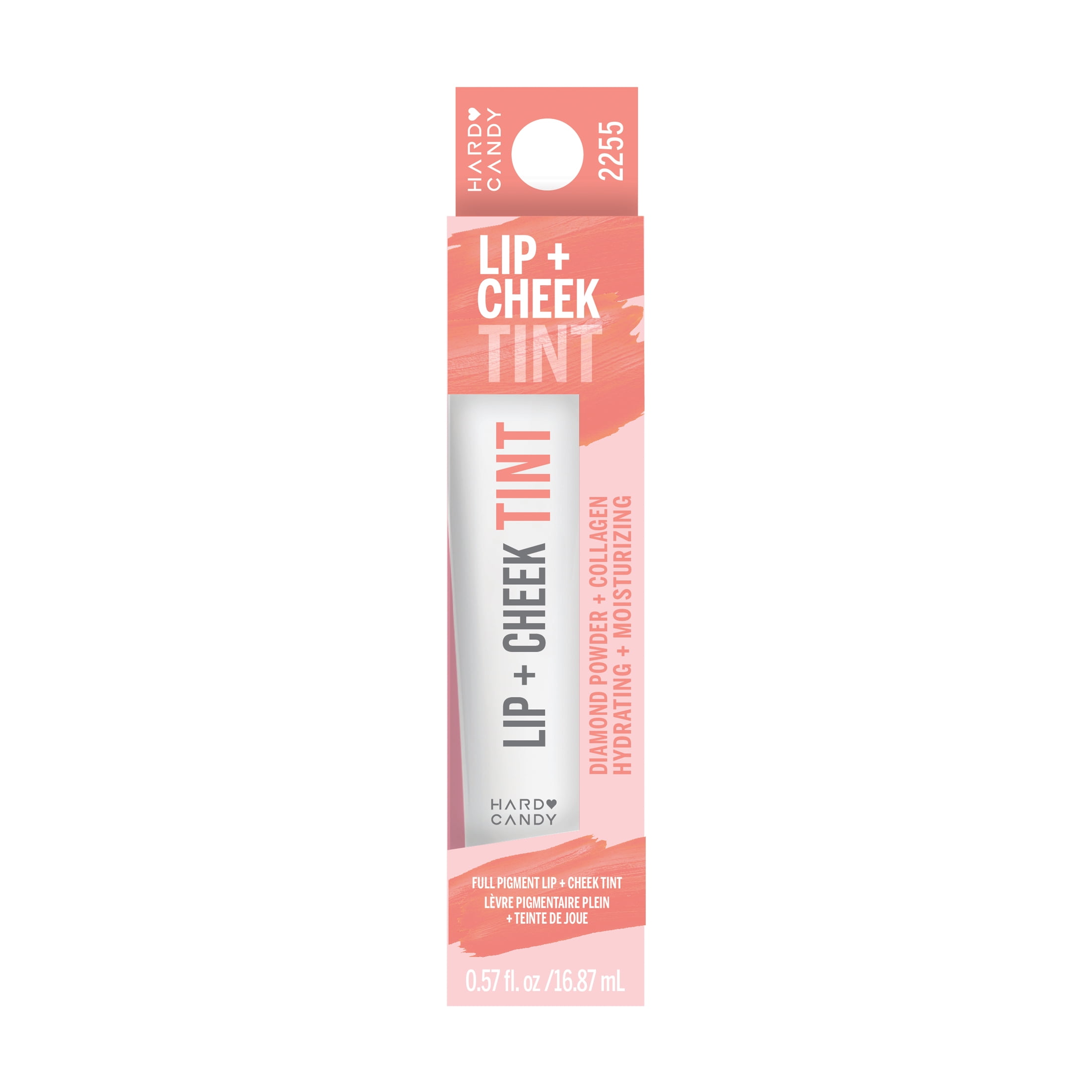 Hard Candy Lip and Cheek Tint, HC2255 Don't Coral Don’t Text, 0.57 fl