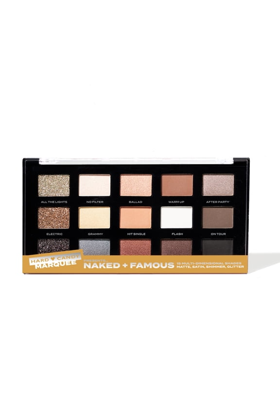 , Marquee Shadow Palette, 15 Multi-dimensional Shades, Naked & Famous, .28 oz