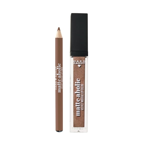 Hard Candy Matte-aholic Velvet Lipcolor & Liner 1536 Gilded Cocoa