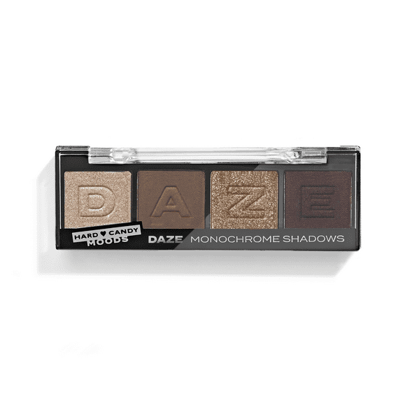 Hard Candy, Moods Shadow Palette, 4 Bold & Buildable Monochromatic Shades, DAZE, .10oz