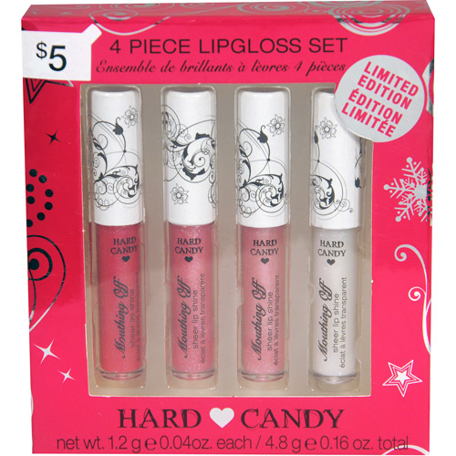 Hard Candy Mouthing Off Lip Gloss Set, 4Pack