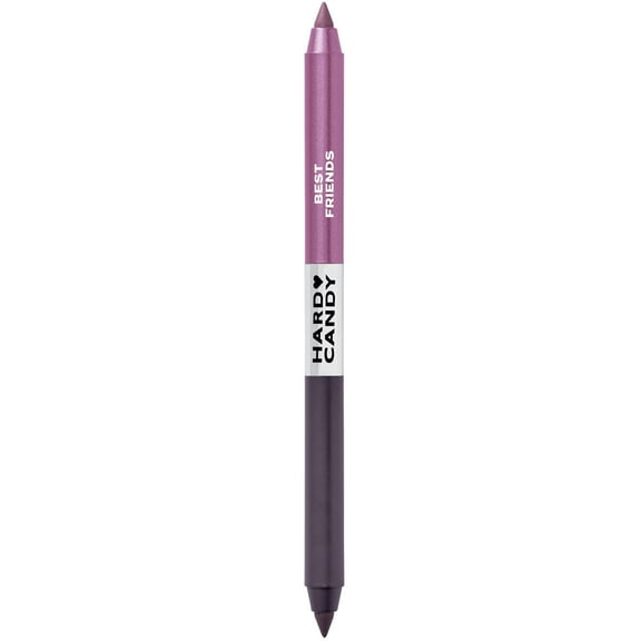 Hard Candy Party Lines 2-In-1 Eyeliner Duo, Pencil, Best Friends, Matte Burgundy & Metallic Plum