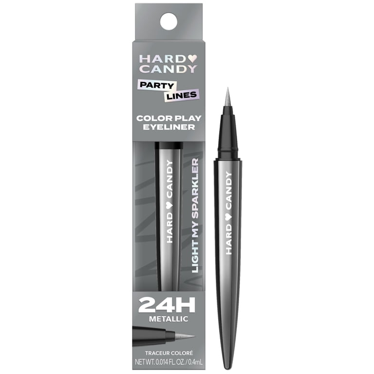 Hard Candy Party Lines Color Play Eyeliner, Liquid, 24HR, Light My