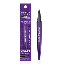 Hard Candy Party Lines Color Play Eyeliner, Liquid Liner, 24HR Wear, Like Royalty, Metallic Purple
