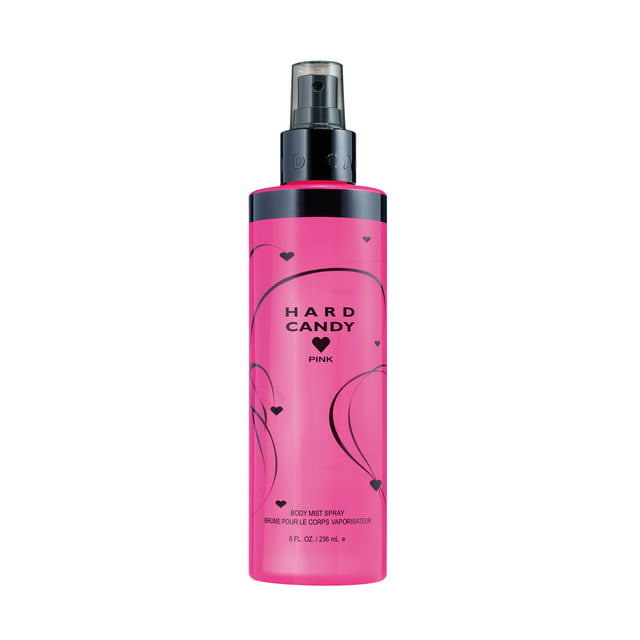 Hard Candy Pink Fragrance Body Mist for Women, 8.0 fl oz