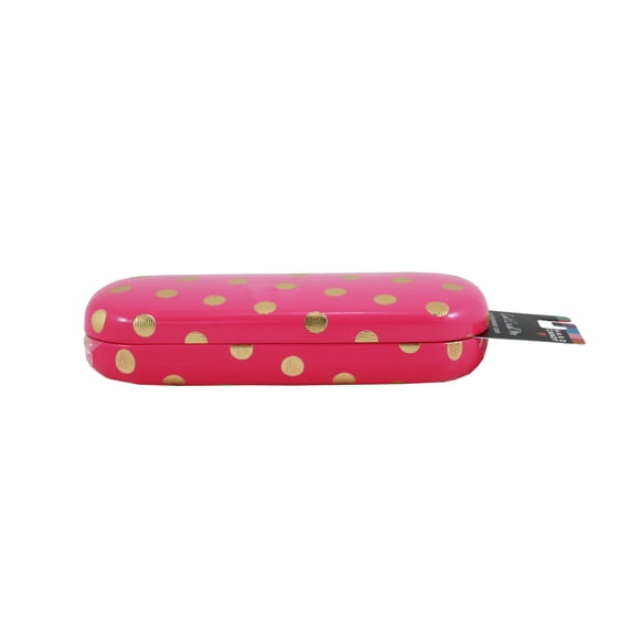Hard Candy Pink with Gold Dots Clamshell Hardcase