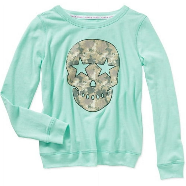 Hard Candy Skull Graphic Pullover