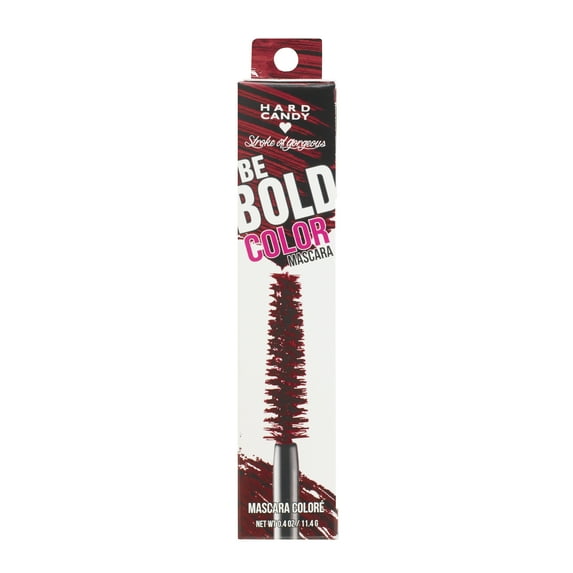 Hard Candy Stroke of Gorgeous Be Bold Colored Mascara, 1352 Daredevil (Red), 0.4 Oz.