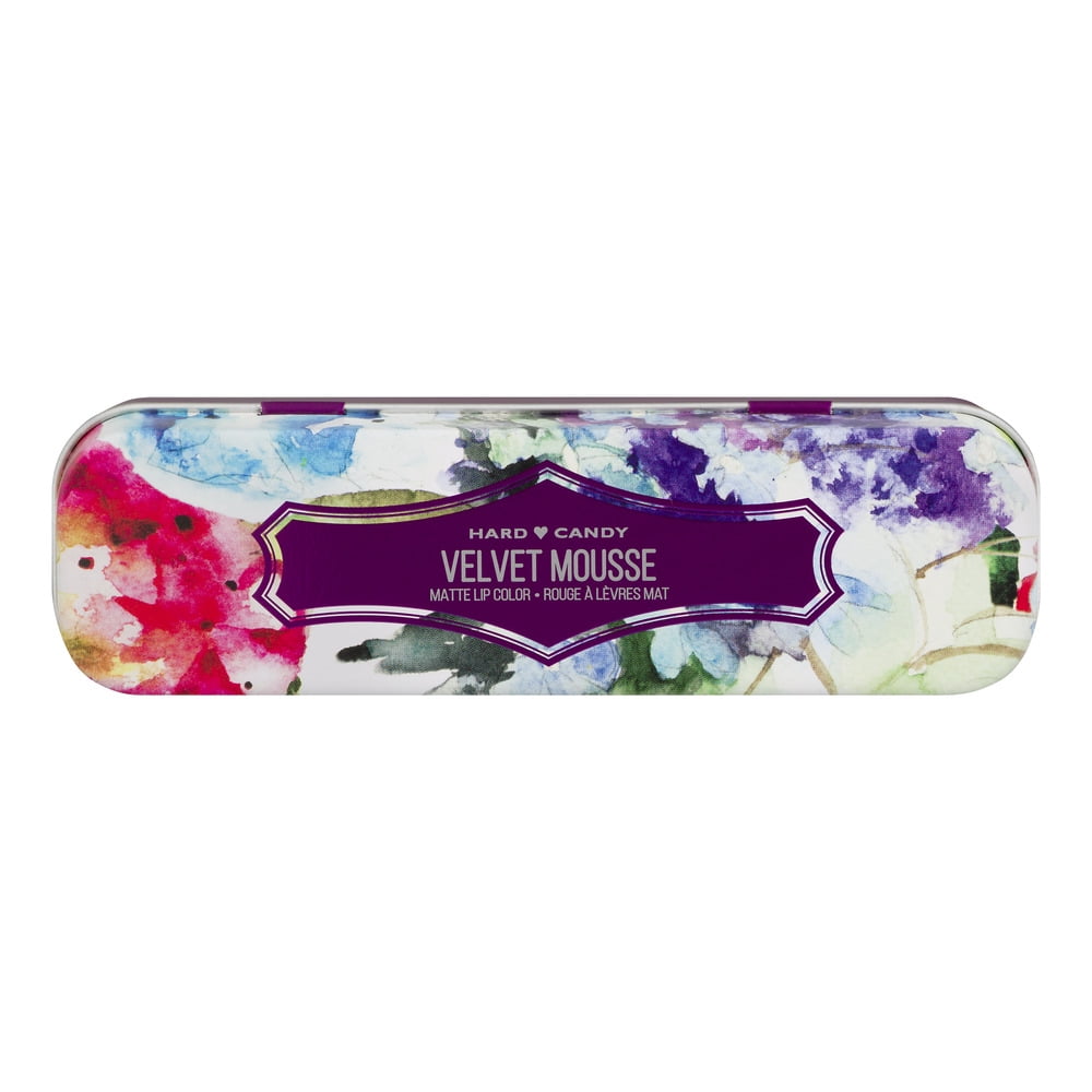 Hard Candy Velvet Mousse Matte Lip Color Tin, 1078 Wisteria, .23 oz