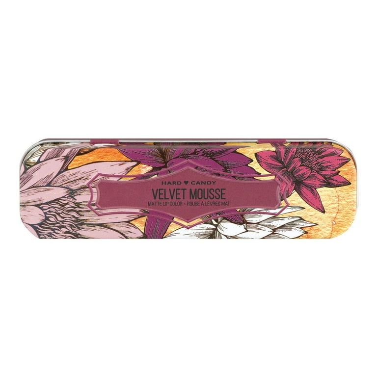 Hard Candy Velvet Mousse Matte Lip Color Tin, 1218 Spider Orchid