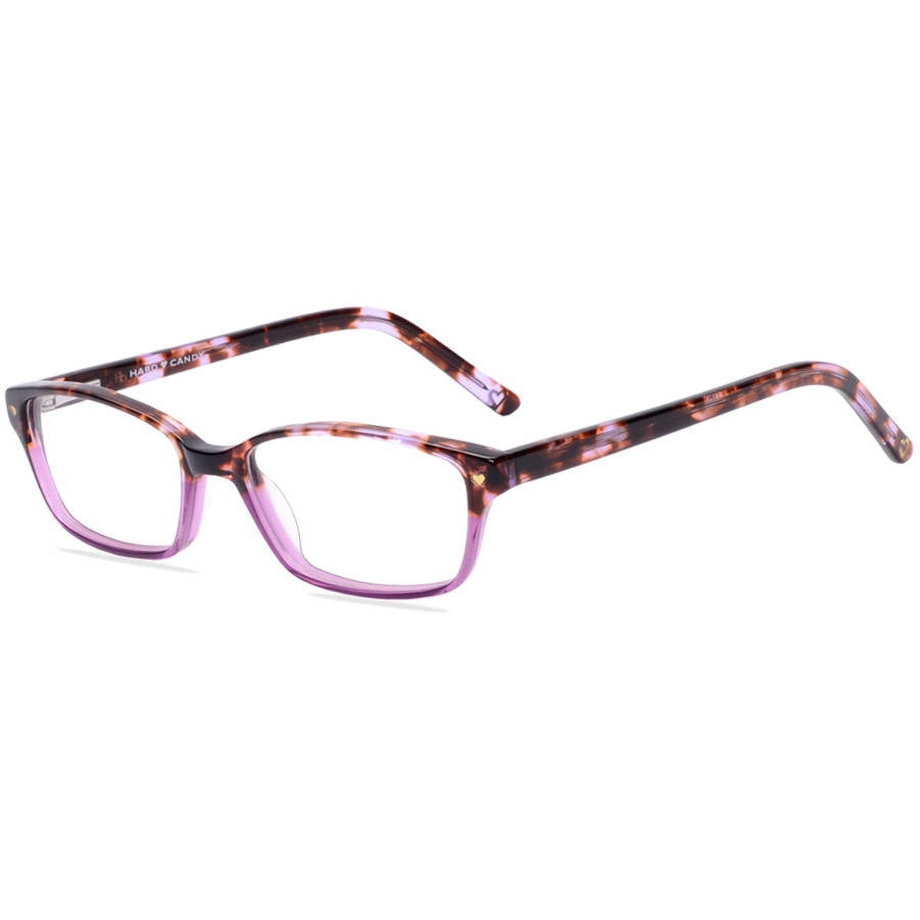 Hard Candy Women's HC07 Tort Purple Eyeglass Frames