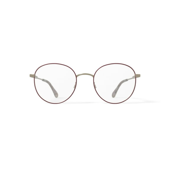 Hard Candy Women's HC256 Round Prescription Eyeglasses with Case, Gold Tortoise