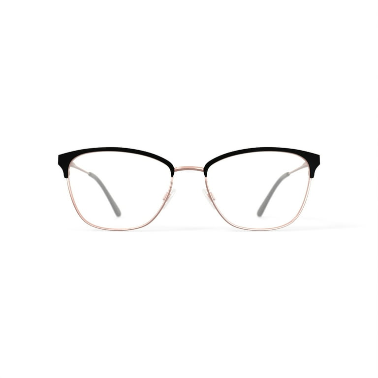Hard Candy Women's HC280 Cat Eye Prescription Eyeglasses with Case