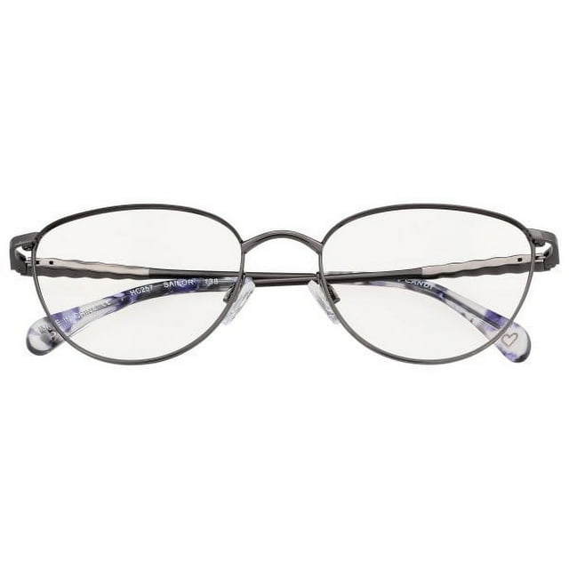 Hard Candy Women's Rx'able Eyeglasses, Hc257 Sailor, Navy Purple