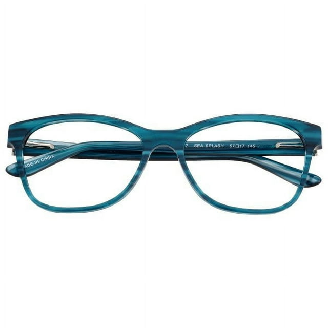 Hard Candy Women's Rx'able Eyeglasses, Hc277 Sea Splash, Blue Crystal