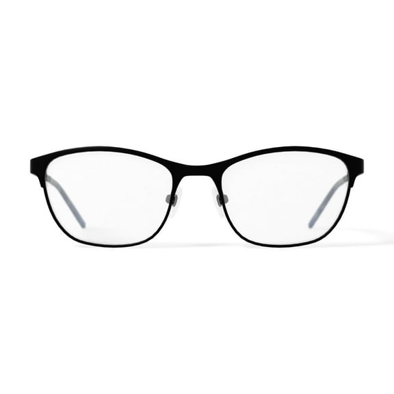 Hard Candy Women's HC45 Square Prescription Eyeglasses with Case, Blue