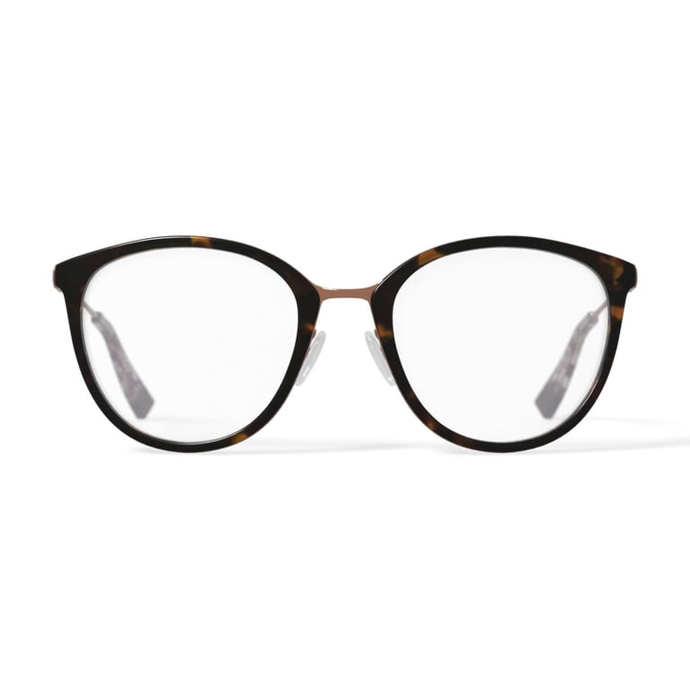 Hard Candy Women's HC57 Round Prescription Eyeglasses with Case