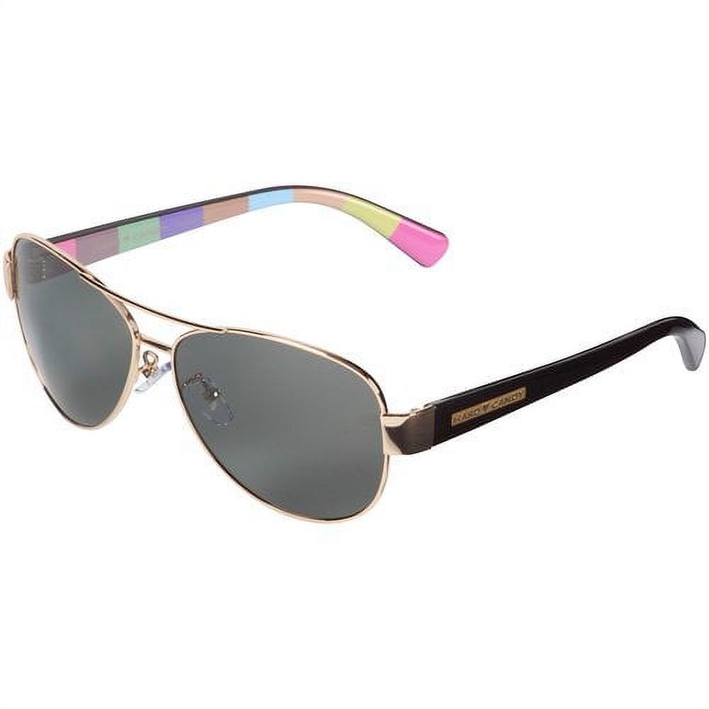 Hard Candy Womens Polarized Rx'able Sunglasses, Hs02P, Gold, 59-13-136, with Case - image 1 of 13
