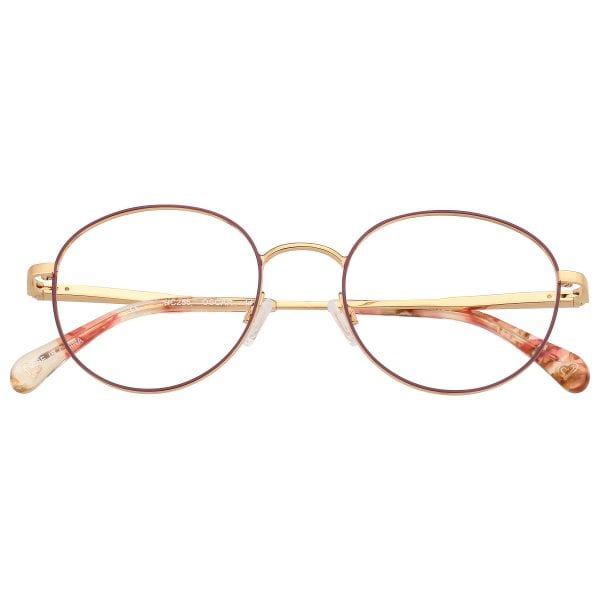 Hard Candy Womens Prescription Eyeglasses, Hc256 Oscar, Gold Tortoise