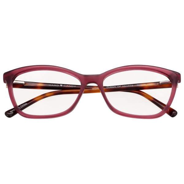 Hard Candy Womens Prescription Glasses, QUEEN OF HEARTS
