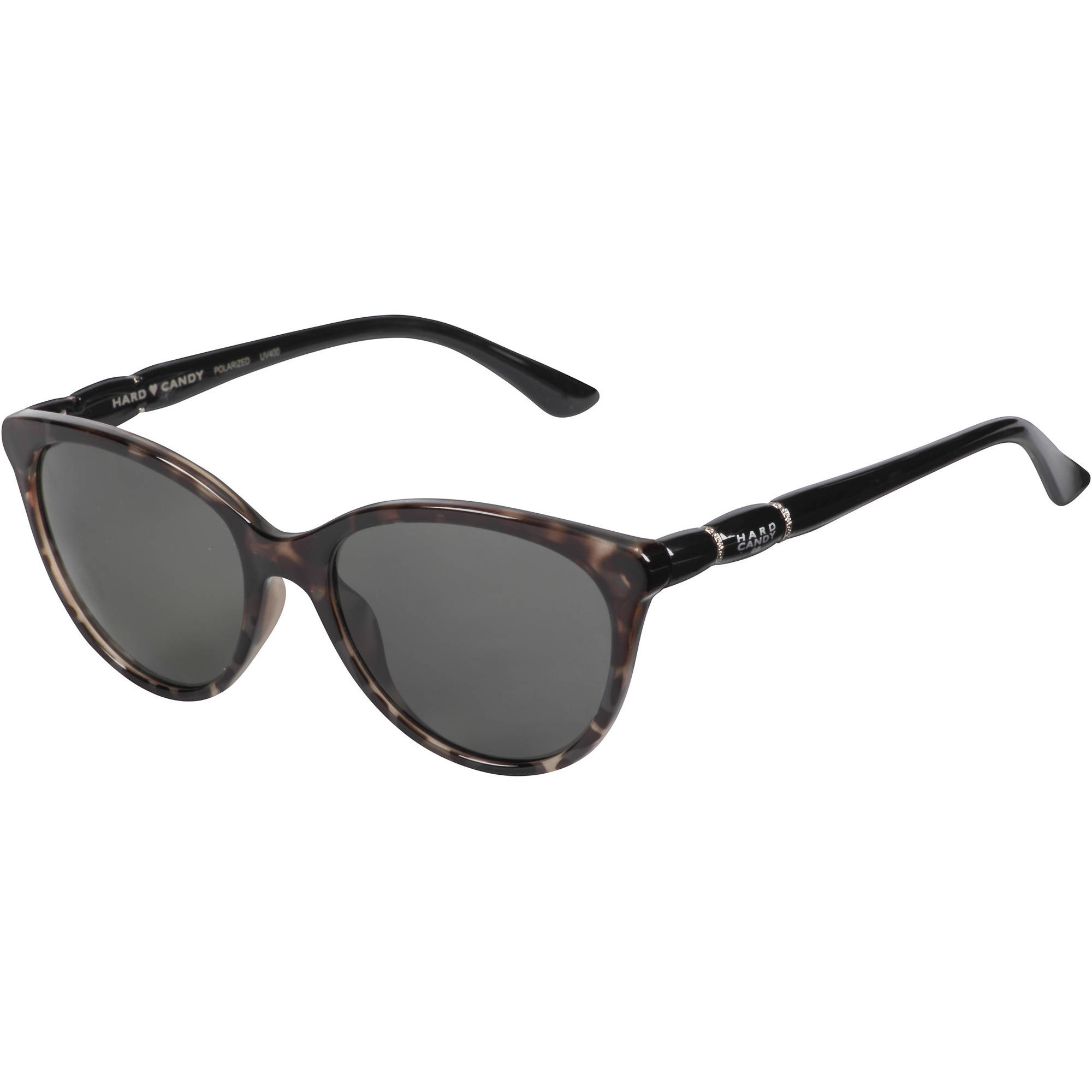 Hard Candy Womens Rx'able Sunglasses, Hs13, Black Tortoise Patterned, 55-18-142, with Case - image 1 of 13