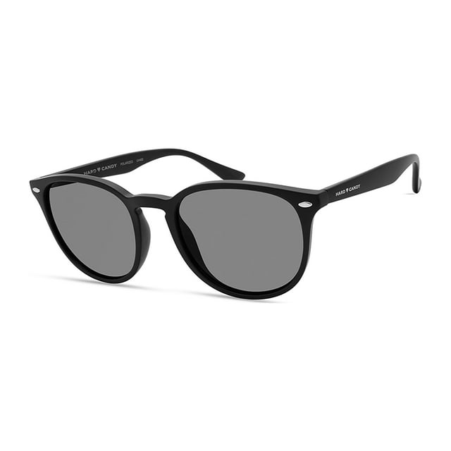 Hard Candy Womens Rx'able Sunglasses, Hs20, Matte Black, 52-20-145, with Case