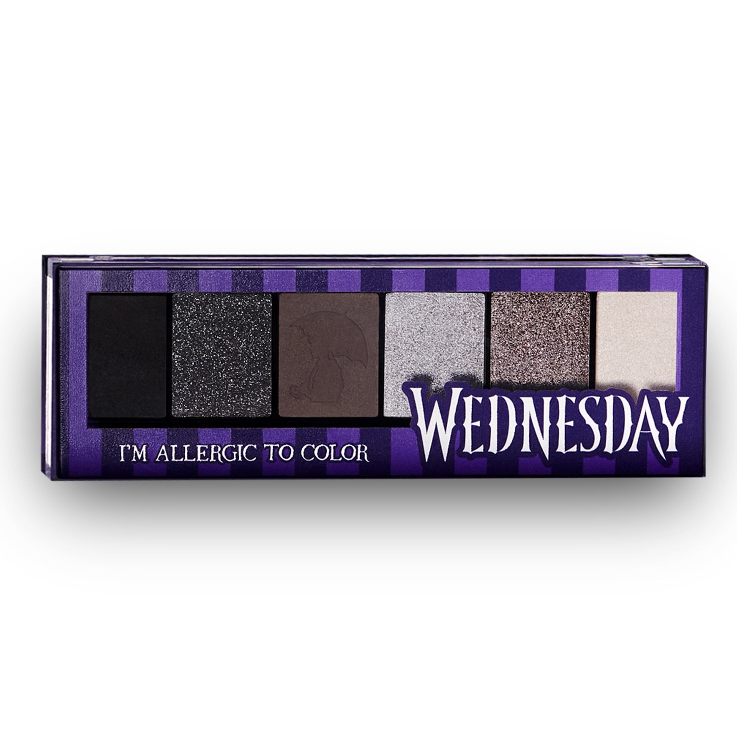 Hard Candy X Wednesday Addams Eyeshadow Palette, I'M ALLERGIC TO COLOR