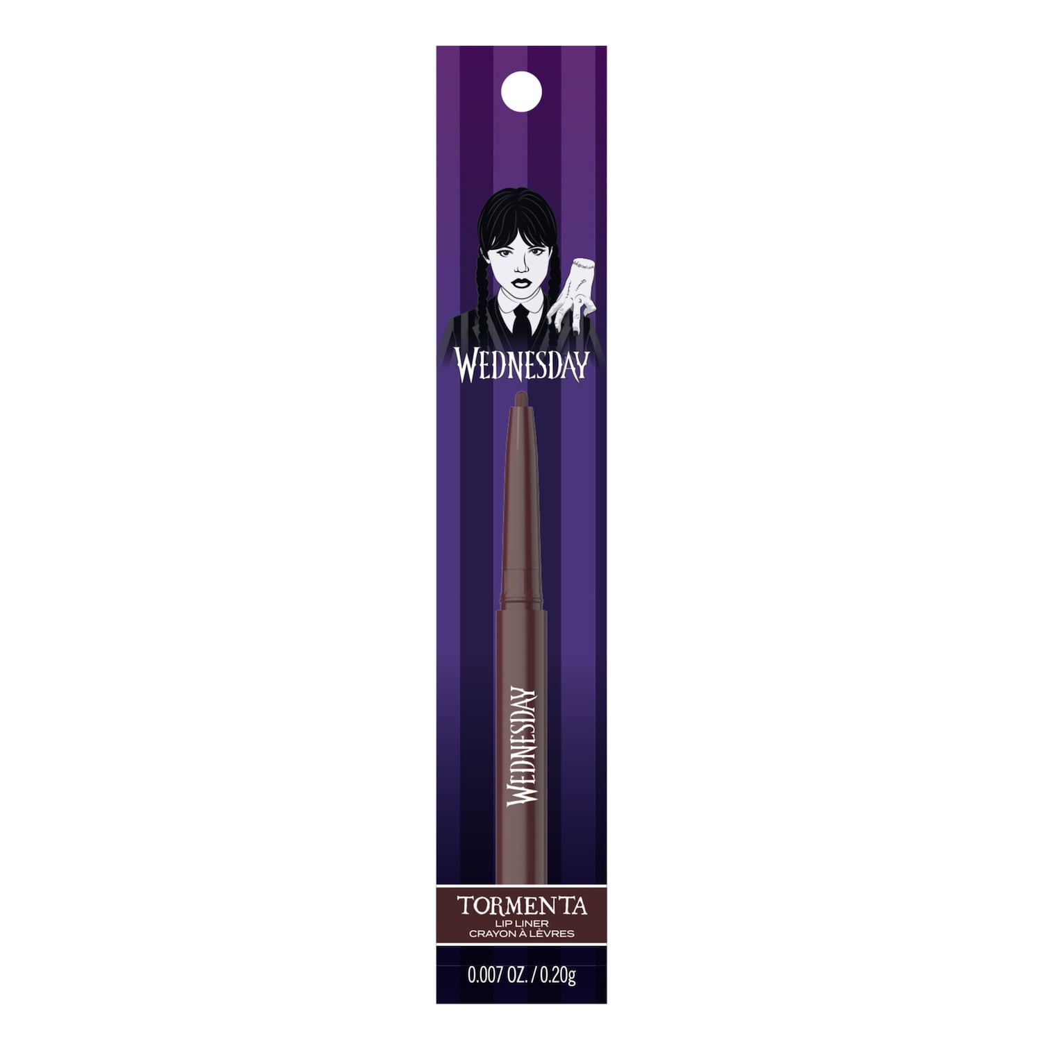 Hard Candy X Wednesday Addams Lipliner, TORMENTA, Wine