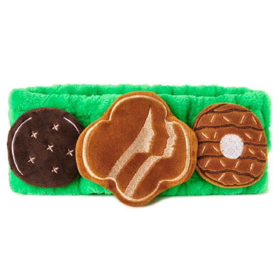 Hard Candy x Girl Scout Get Ready Plush Headband, Cookie Trio