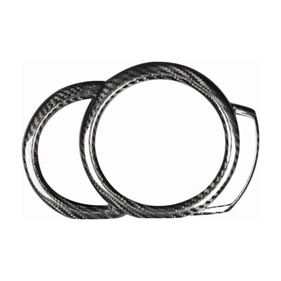 Hard Carbon Fiber For Mini For Cooper F54 F55 F56 F57 F60 Interior Trim Car Instrument Frame Sticker Center Speedometer Sticker