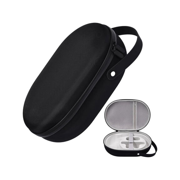 Hard Carrying Case for Apple Vision Pro, Compatible with Battery & Charger Accessories Compact design Handheld Travel Case Waterproof Shockproof Portable Bag for Apple Vision Pro