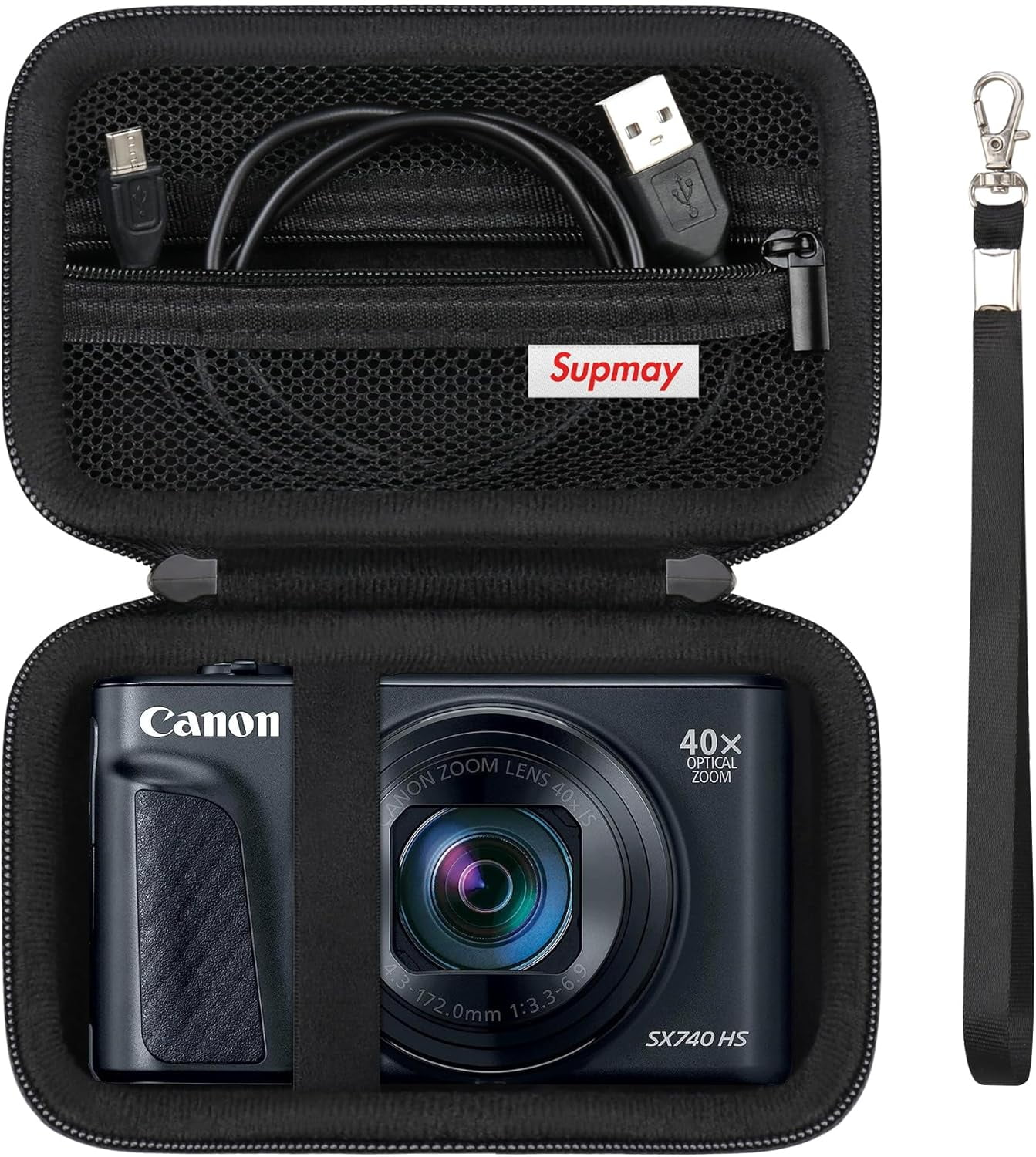 Canon Power Shot SX740 HS 高級コンデジ　&　純正カバー Canon PowerShot SX740 HS カメラケース SX740HS ケース
