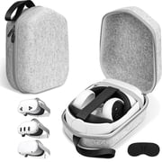 Hard Carrying Case Compatible with Meta Oculus Quest 2/Quest 3/Meta Quest 3S/Elite Version VR Gaming Headset and Touch C