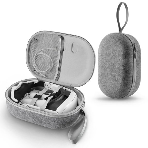 Hard Carrying Case Compatible with Meta Quest 3 Accessories VR Headset, Touch Controllers and Other Accessories, Ultra-Sleek Design for Travel and Home Storage